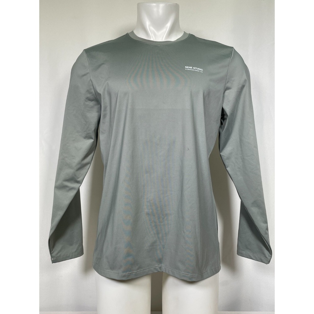 Sene Studio Commissioned LE Silver Cumulus Long Sleeve T-Shirt Men's LARGE
